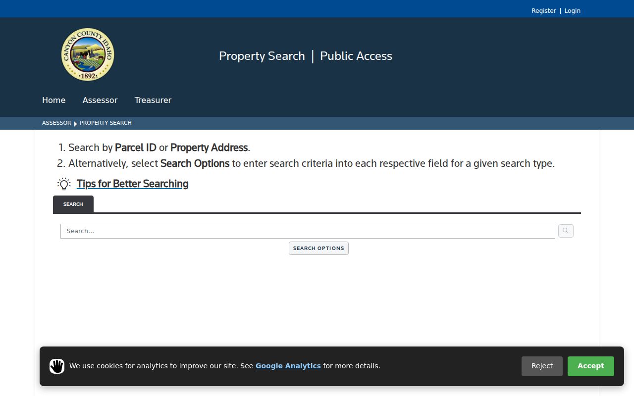 Nampa residents directory Canyon County assessor property search